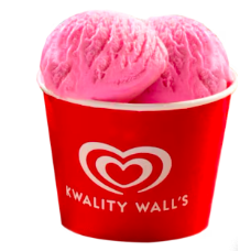 KWALITY WALLS STRAWBERRY CUP ICE CREAM